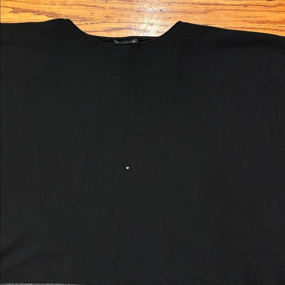 Eileen Fisher Black and Gray Poncho - Picture 9 of 10